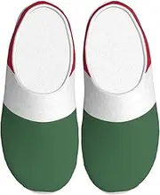 [EdWal] Flag of Hungary print Winter Warm Slippers Indoor Anti-skid Plush Slippers Relaxing at Home for Women Men