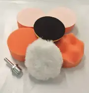 13pcs 3" Auto Car Buffing Pad Polishing Wheel Kit Buffer + Drill Adapter