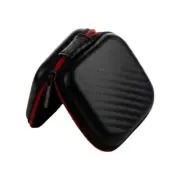 Carbon Fiber Square Pouch Headphone Headsets Case for Small Electronic Gadgets