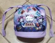 Sanrio Hello Kitty & Friends Magic Cards Drawstring Makeup Bag