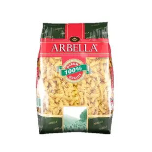 Arbella 阿貝拉 杜蘭小麥 無鹽 義大利 螺絲麵 500g 無調味 螺旋麵 寶寶麵 義大利麵