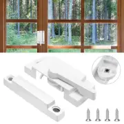 1-10 Pack Zinc Alloy Vertical Horizontal Sliding Windows Sash Lock Keeper White