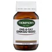 Thompsons One-A-Day Ginkgo 6000mg 60 capsules
