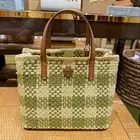 Tory Burch BLAKE STRAW SMALL TOTE 165832