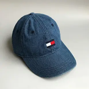 美國百分百【Tommy Hilfiger】帽子 TH 棒球帽 遮陽帽 鴨舌帽 老帽 經典 大LOGO 粉紅色 G860