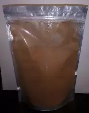 Dutch Cocoa Powder 8oz in a resealable ziplock bag.