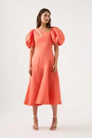 Maia Off Shoulder Midi Dress