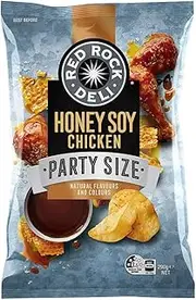 Red Rock Deli Honey Soy Chicken Flavoured Chips 290 g