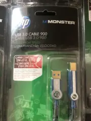 6- new HP Monster Cable USB 3.0 Ultra High Speed 900 Cable 7 Ft 050644546556 G20
