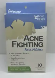 NEW Truly Gone Acne Fighting NOSE Patches Assorted 10 Patches SEALED AUTHENTC