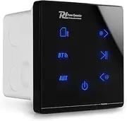 Power Dynamics Powerline A100B in Wall Bluetooth Amplifier with USB MP3 Music Player 4 Channel, Black