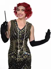 Great Gatsby 4 Piece Rhinestone Headband Flapper Accessory Set