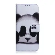 Panda Pattern Coloured Drawing Horizontal Flip Leather Case for Xiaomi Redmi 7, with Holder & Card Slots & Wallet