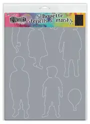 3 Pack Dyan Reaveley's Dylusions Stencils & Masks 5"X8"-Grandkids DYS65-78104