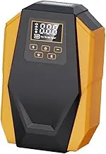 HEALEEP Tire Inflator Electric Car Pump with Intelligent Digital Display Automatic Stop at Preset Pressure Compressor for Vehicles Bikes and Balls