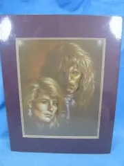 LUCY SYNK signed "SOULMATES" Matted Lithograph Art 99/150 LIMITED EDITION