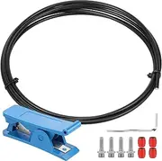 Quick Release Hydraulic Disc Brake Hose Kit Temperature Resistant Easy to Install Bike Brake Hose Set for SRAM AVID System.(1 Set,Gules)