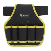 Tool Pouch Belt, Carpenter Worker Pocket Tool Belt Pouch Work Organizer, Yellow