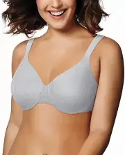 Playtex Womens Full-figure Underwire Bra Size-36C Color-White Stripe