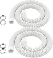 Replacement Pool Hoses for Above Ground Pools 1-1/2" Diameter,59" Long Pool Pump Accessories Replacement Hose,1.5 Inches Filter Pump Hose Compatible with Intex Coleman,Pool Pump Replacement Parts