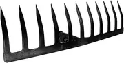1Pc Heavy Duty Grass Rake Durable Prong Tool for Gardening Agriculture for Soil Loosening Weeding and Deep Digging Your Garden