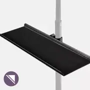 RATstands 56Q9 Instrument Shelf 37x12cm Foam Lined with Clamp suit Concert Stand