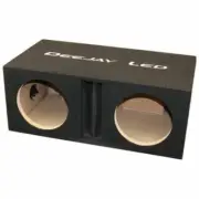 Deejay LED Double 10" Center Port Vented Empty Car Bass Speaker Box