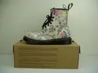 Doc Dr. Martens Boots 1460 Parchment Beige Floral Mash Up Women's UK 5 US 7 NIB