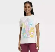Care Bears Short Sleeve Grayson/Threads T-Shirt Womens Sz Large Off-White