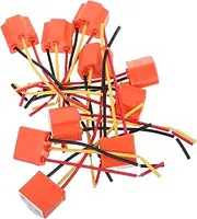 ETHZZLE 10pcs Car Light Bulb Headlight Retrofit Adapter Headlight Harness Adapter Headlight Retrofit Kit Headlight Headlight Bulb H4 Plug Wiring Harness Headlight Wiring Fix