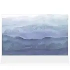 Home Decor Wall Sign Navy and White Watercolor Style H Art Picture Frame