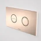 Caroma Invisi II Round Dual Flush Plate ELEGANT METAL BRONZE RRP363