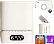 Mini Washer and Spin Dryer, Fully Automatic Portable Washing Machine, Suitable for Home, Business, Travel, College Room, RV, Apartment, Blue Light, Lightweight and Easy to Carry A