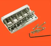 NEW - 5-String Metric Bass Bridge, #DCBB5R C - CHROME