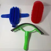 horse washbrush, washer groomer, mane and tail comb squeegee, 30 item set!