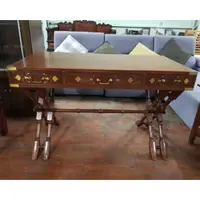 在飛比找蝦皮購物優惠-法式古典箱型書桌 一格二手家具 臥房家具 懷舊時尚