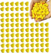 DoTebpa 200 Pcs Mini Chickens, Mini Resin Chick Figurines for Fairy Garden, Terrarium