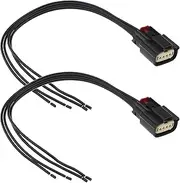 eMagTech 2PCS Car Rear Tail Light Plug Connector Wiring Harness Compatible with Astra K MK7 2015-2022 18AWG 30cm Car Rear Tail Light Prewired Repair Cable