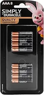 Duracell AAA Alkaline Batteries (Pack of 8)