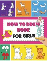 How to Draw Book For Girls: How To Draw Books For Kids Easy Step By Step Drawing