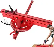 Imtrub Table Saw Miter Gauge Fence System | Extension Fence System | Miter Saw Fence, Extension Fence System with Telescoping Fence, Miter Guide for Table Saw