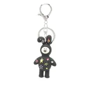 [Margesherwood] Margesherwood Star-print Puppy Keyring ONE SIZE BLACK