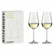 Ritzenhoff white wine glass, set of 2, crystal glass, 362 ml, R-8011002