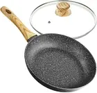 MICHELANGELO 203/304 mm Nonstick Frying Pan with Lid, Non Stick Frying Pan with