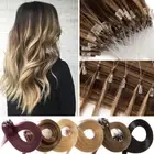 THICK Real Remy 100% Human Hair Extensions FULL HEAD Micro Loops Nano Ring Beads