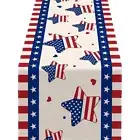 Independence Day Table Runner 7.4 Redness Blue White Table Table Runner