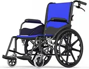 Rolling Walkers Elderly Wheelchair Children with Disabilities Wheel Chair Rehab Chair Mobility Device Lightweight Folding Caretaker Self-Propelled Wheelchair