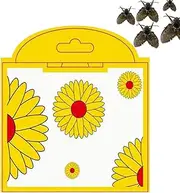 Clothing Moth Trap | Pheromone Sticky Traps for Closet - Flower Design Safe Closet Gnat Protection Attract Prevent and Eliminate Gnat