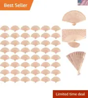 Chinese Sandalwood Scented Wooden Openwork Personal Hand Held Folding Fans fo...