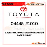 04445-21010 TOYOTA GASKET KIT, POWER STEERING GEAR(FOR RACK & PINION) NEW OEM
